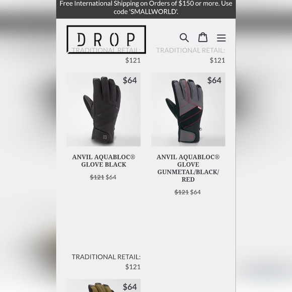 Kombi Black and DROP Gray Winter Gloves Lot FitS XL Youth Or Adult S - Picture 13 of 14